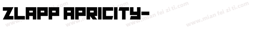 ZLapp apricity字体转换